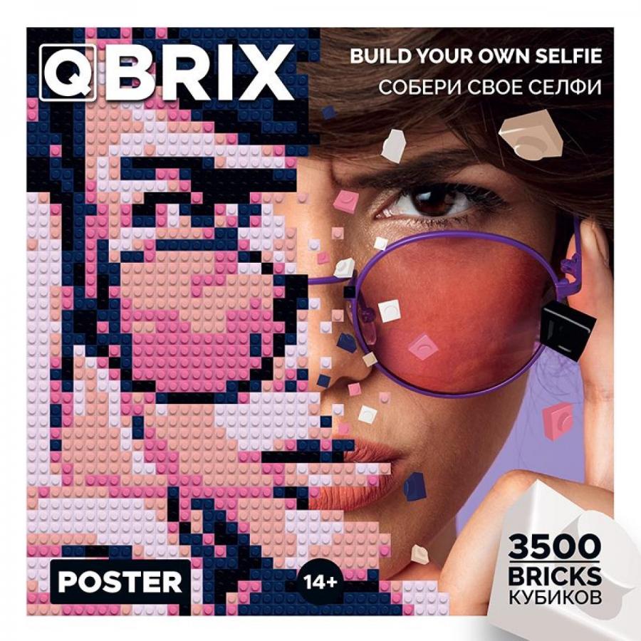 QBRIX 微顆粒圖元畫拼裝DIY照片 彩色版本